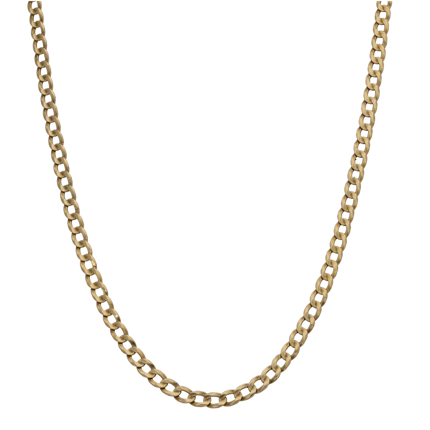 9ct Gold Curb Chain 20"