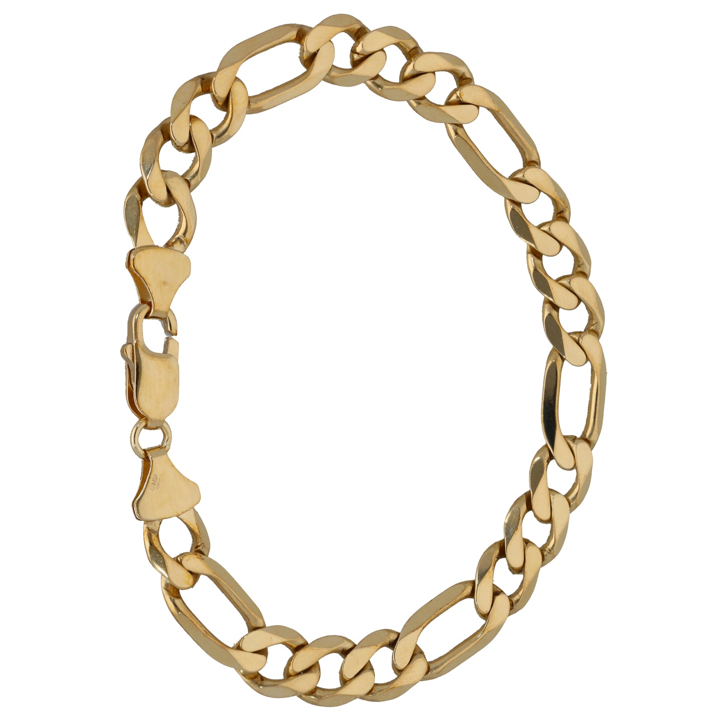 9ct Gold Figaro Bracelet