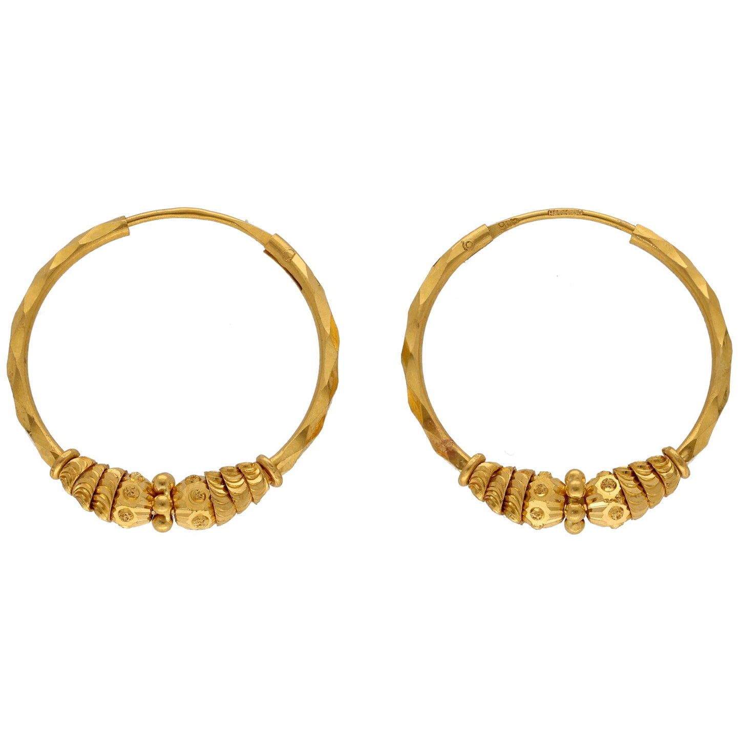 22ct Gold Hoop Earrings