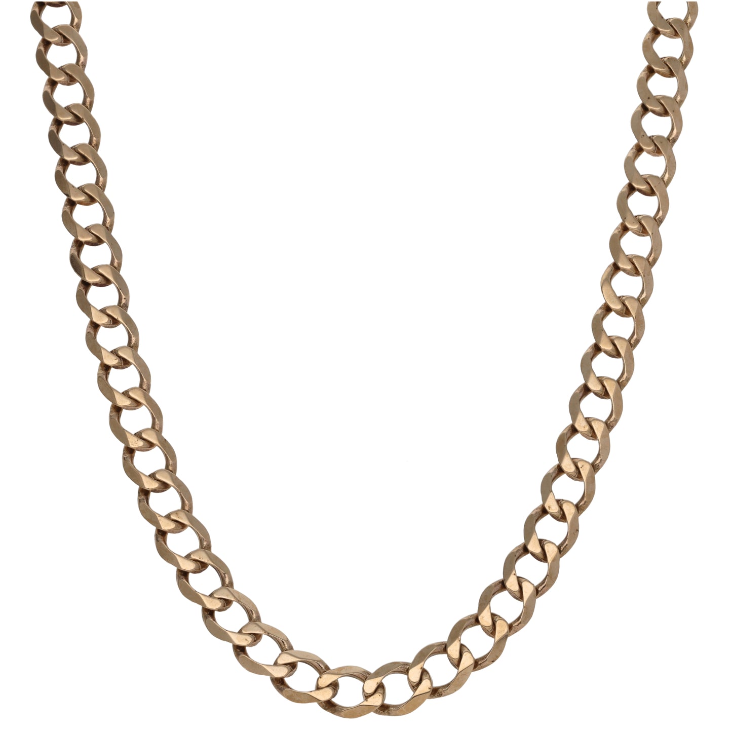 9ct Gold Curb Chain 24"