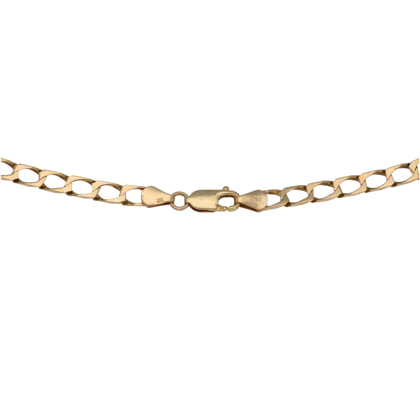 9ct Gold Curb Chain 20"