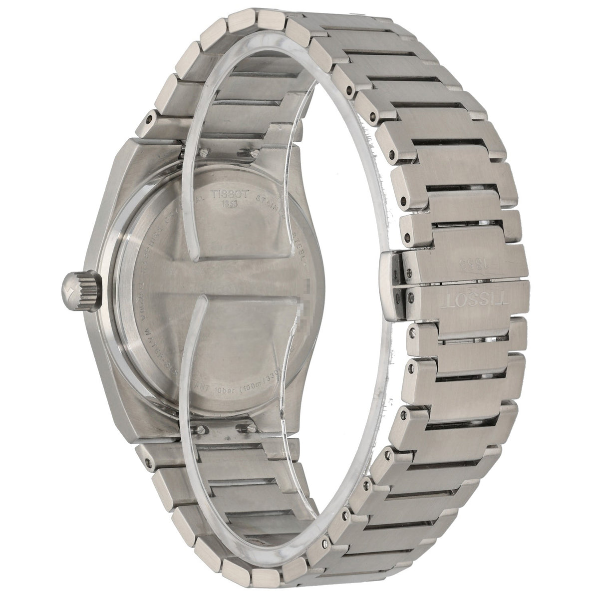 Tissot PRX T137210A, with a stainless steel case and bracelet, front facing image