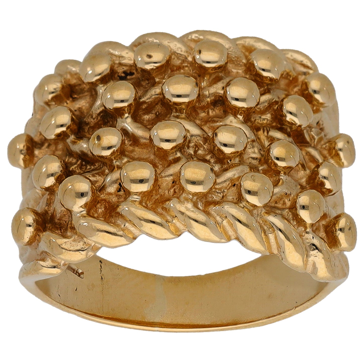 9ct Gold Keeper Ring Size K