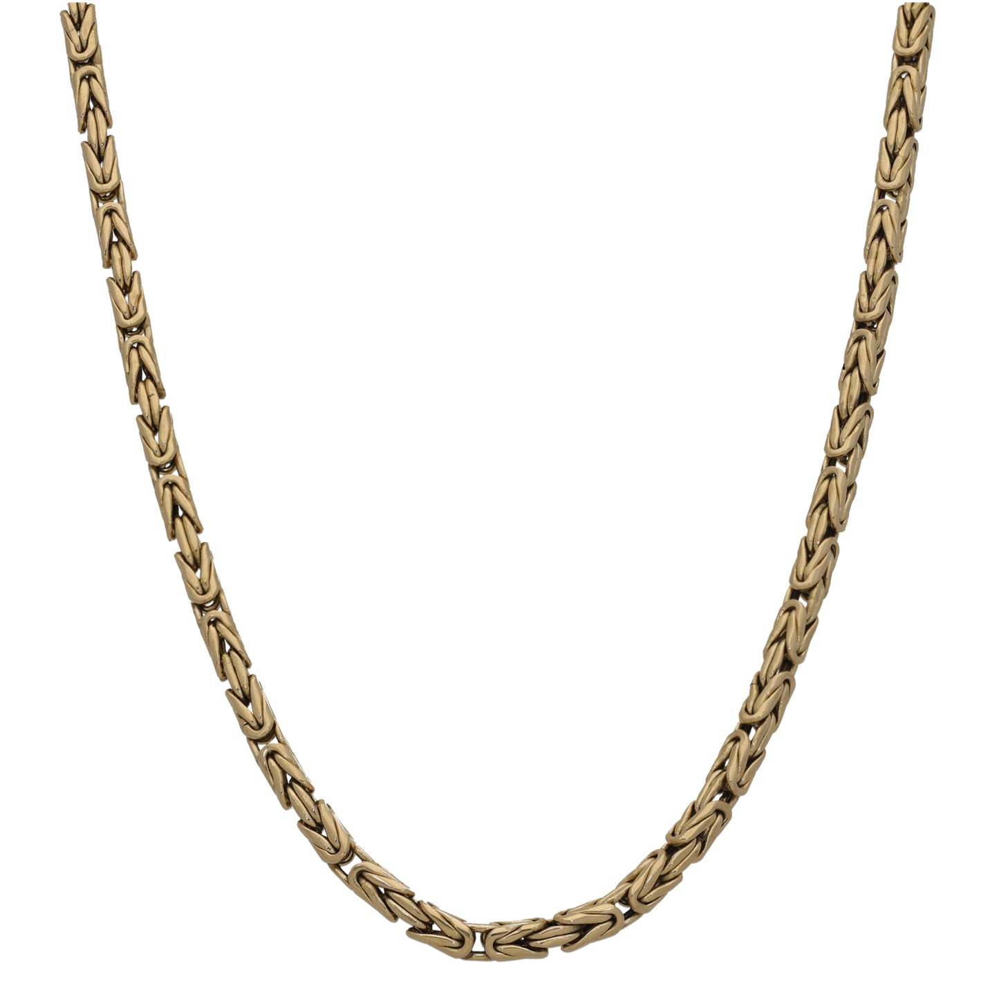 14ct Gold Byzantine Chain 24"