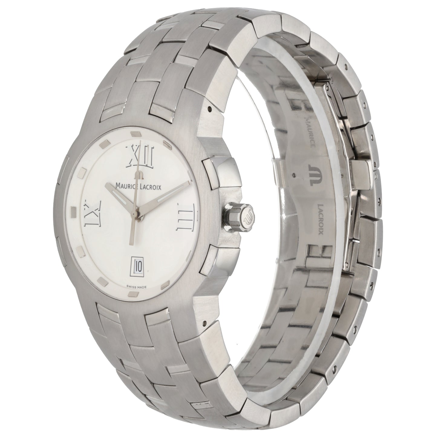 Maurice Lacroix Milestone 69862 39mm Stainless Steel Watch