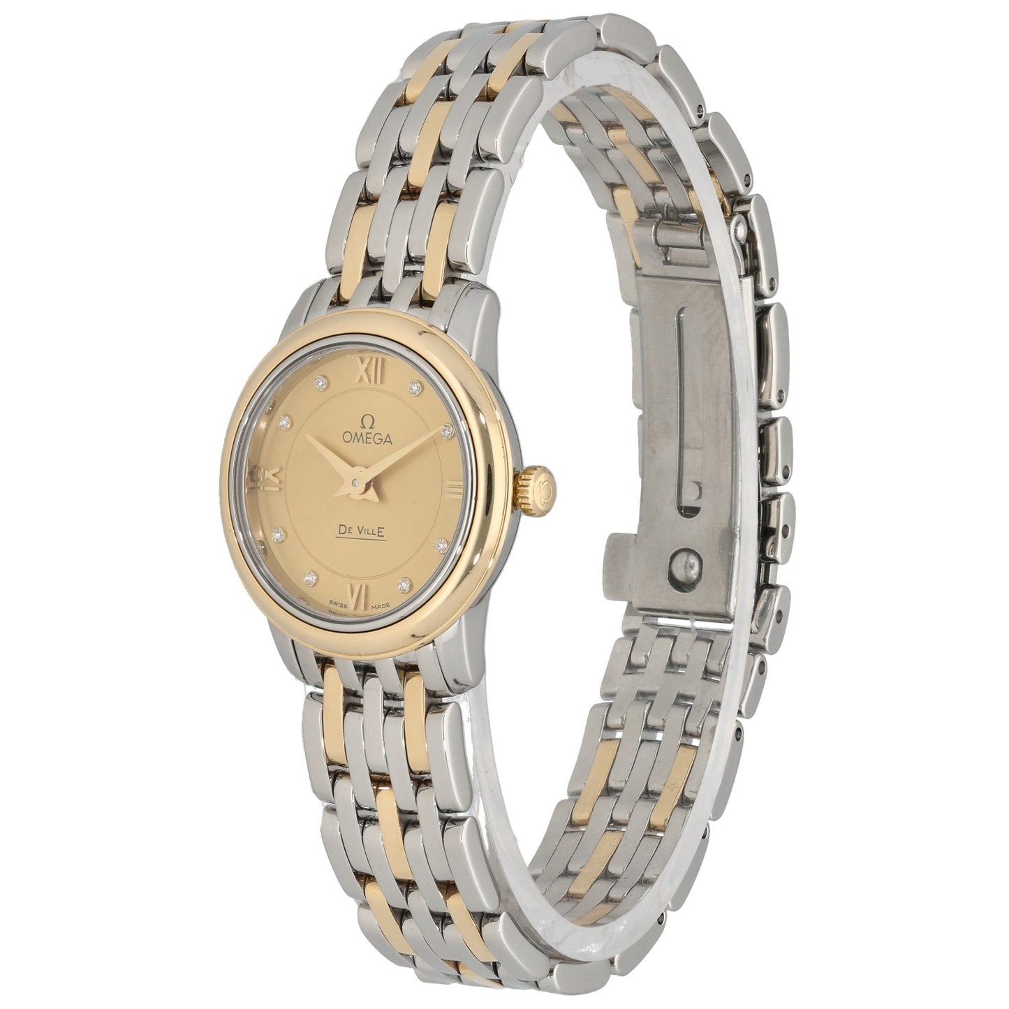 Omega De Ville 424.20.24.60.58.001 24.4mm Bi-Colour Watch