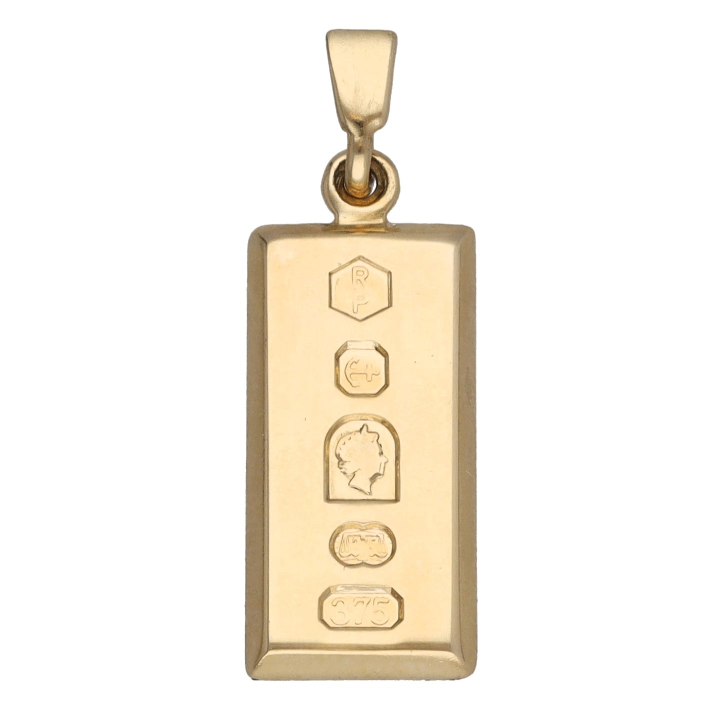 9ct Gold Ingot Pendant