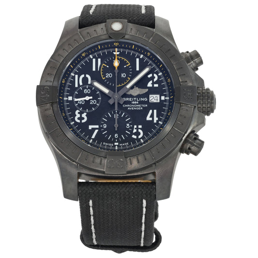 Breitling Avenger V13317 45mm DLC Titanium Watch