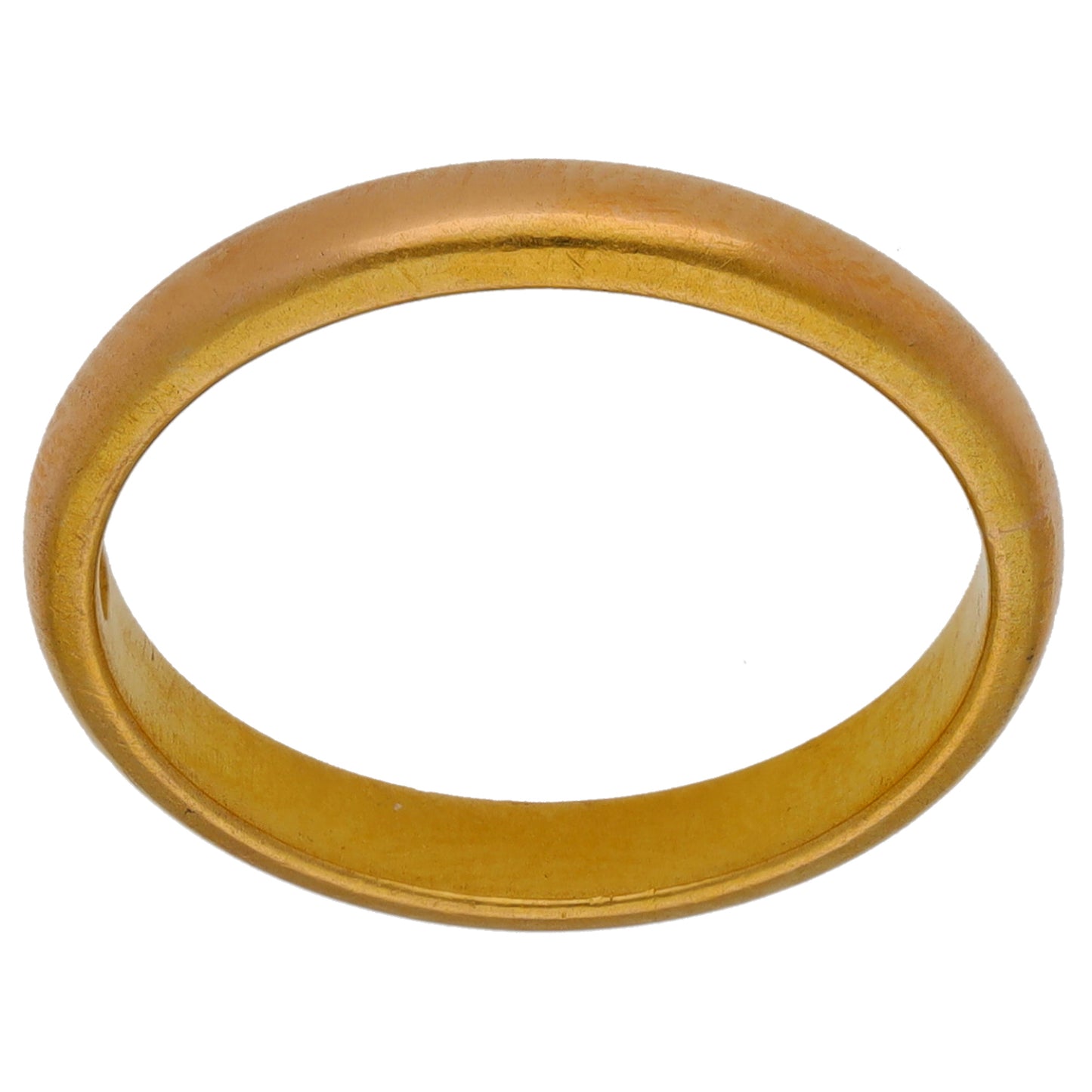 22ct Gold Plain Wedding Ring Size L