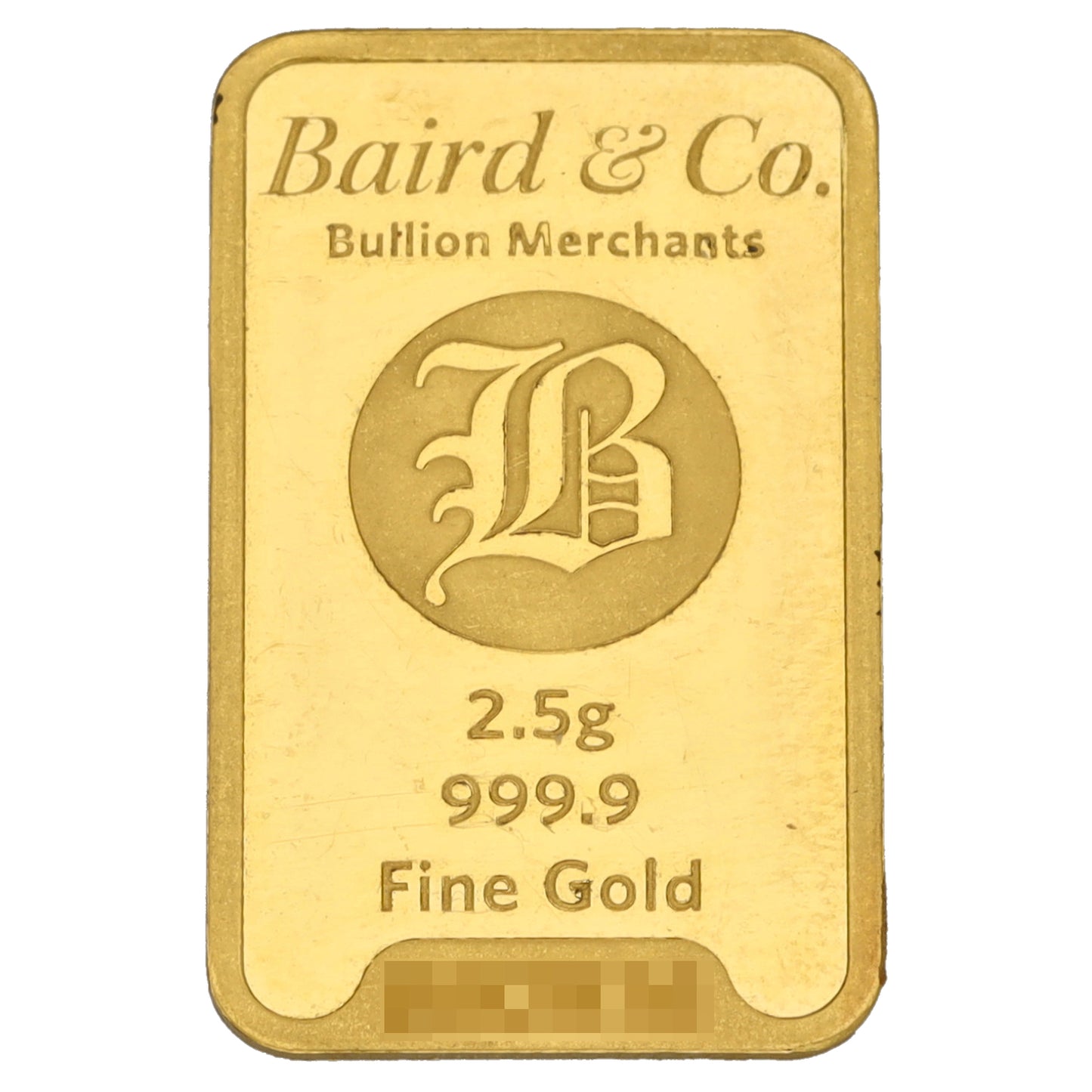 24ct 2.5g Gold Bar