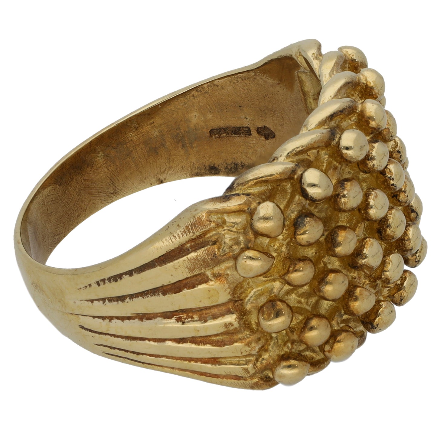 9ct Gold Keeper Ring Size Z