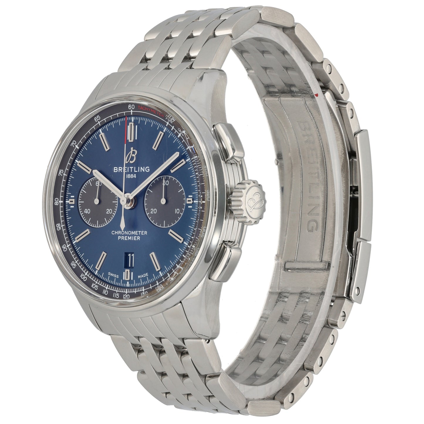 Breitling Premier B01 AB0118 42mm Stainless Steel Watch