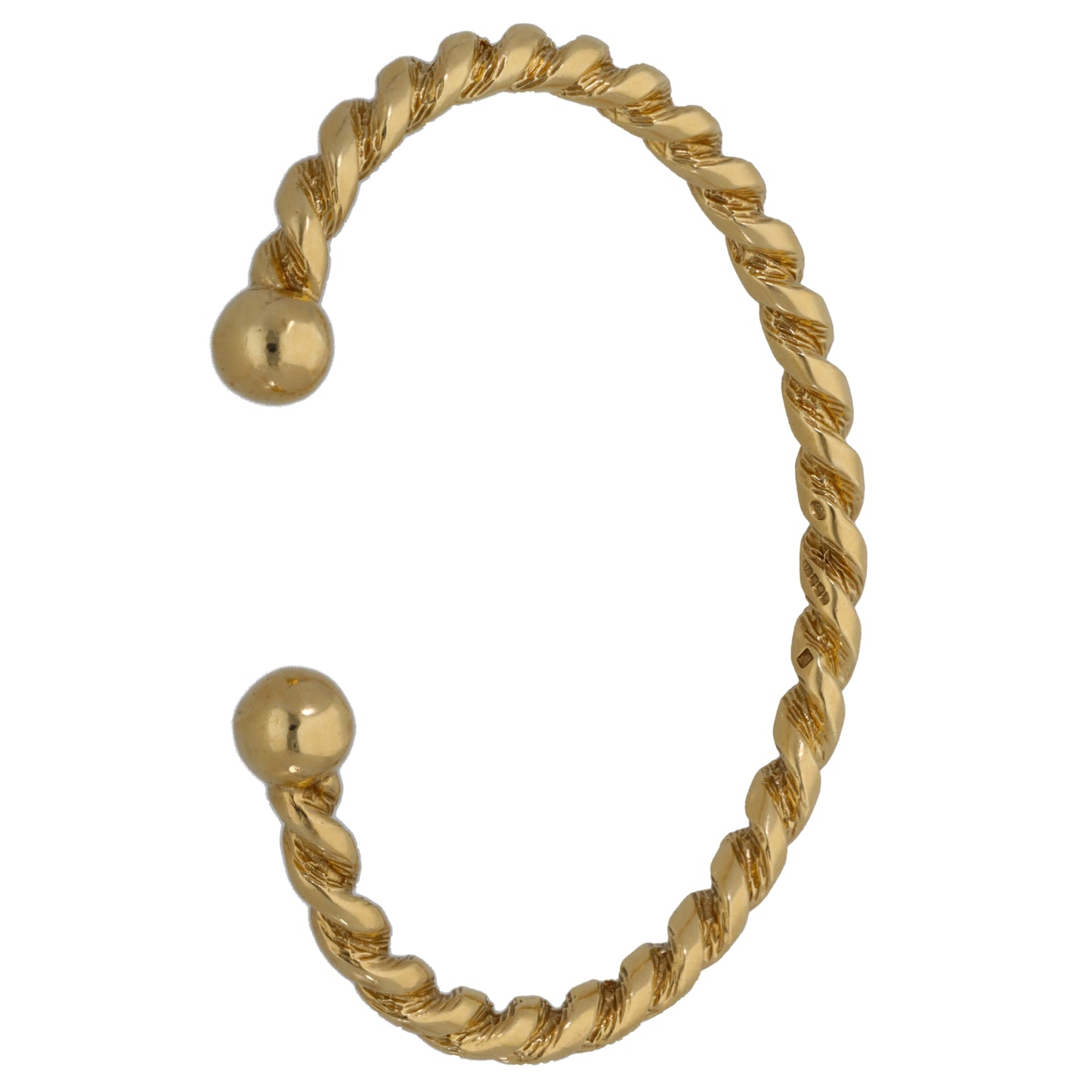 9ct Gold Torque Bangle