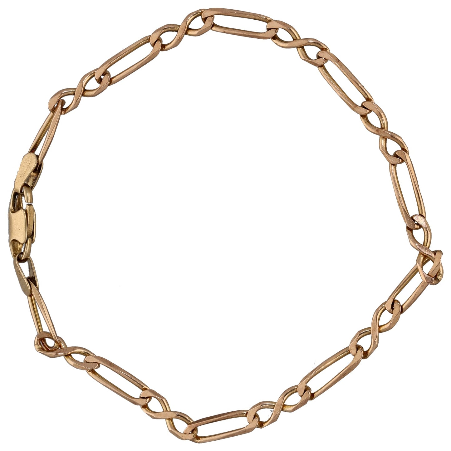 9ct Gold Figaro Bracelet