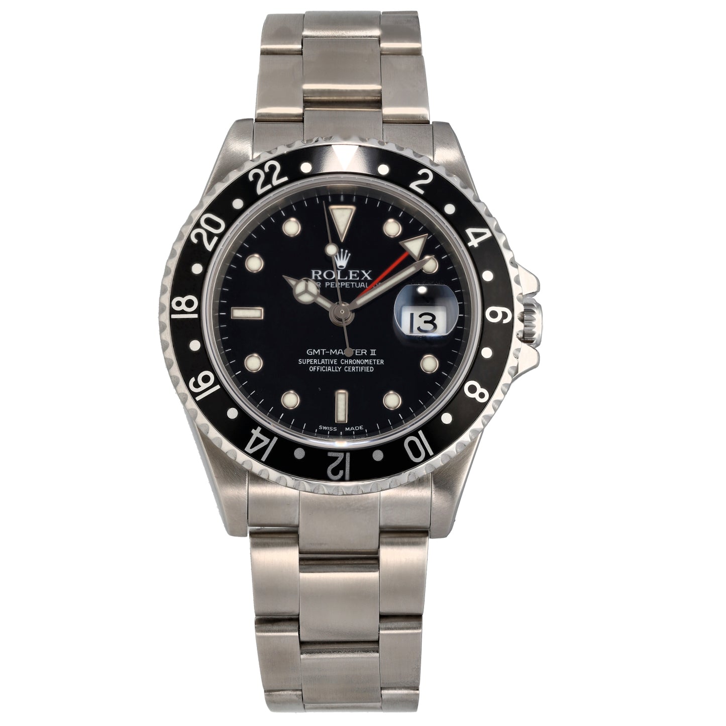 Rolex GMT Master II 16710 40mm Stainless Steel Watch
