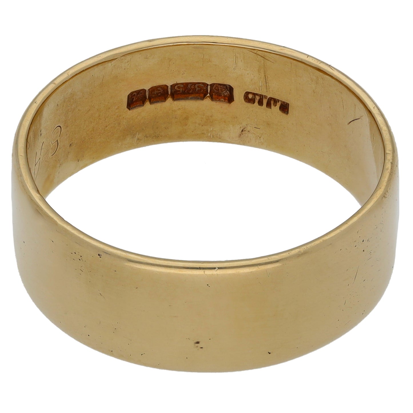 9ct Gold Plain Wedding Ring Size U