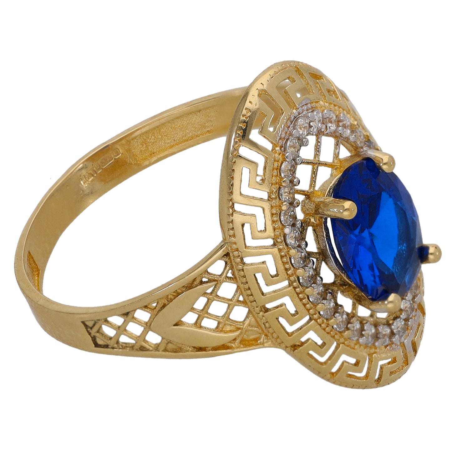 14ct Gold Imitation Dress/Cocktail Ring Size R