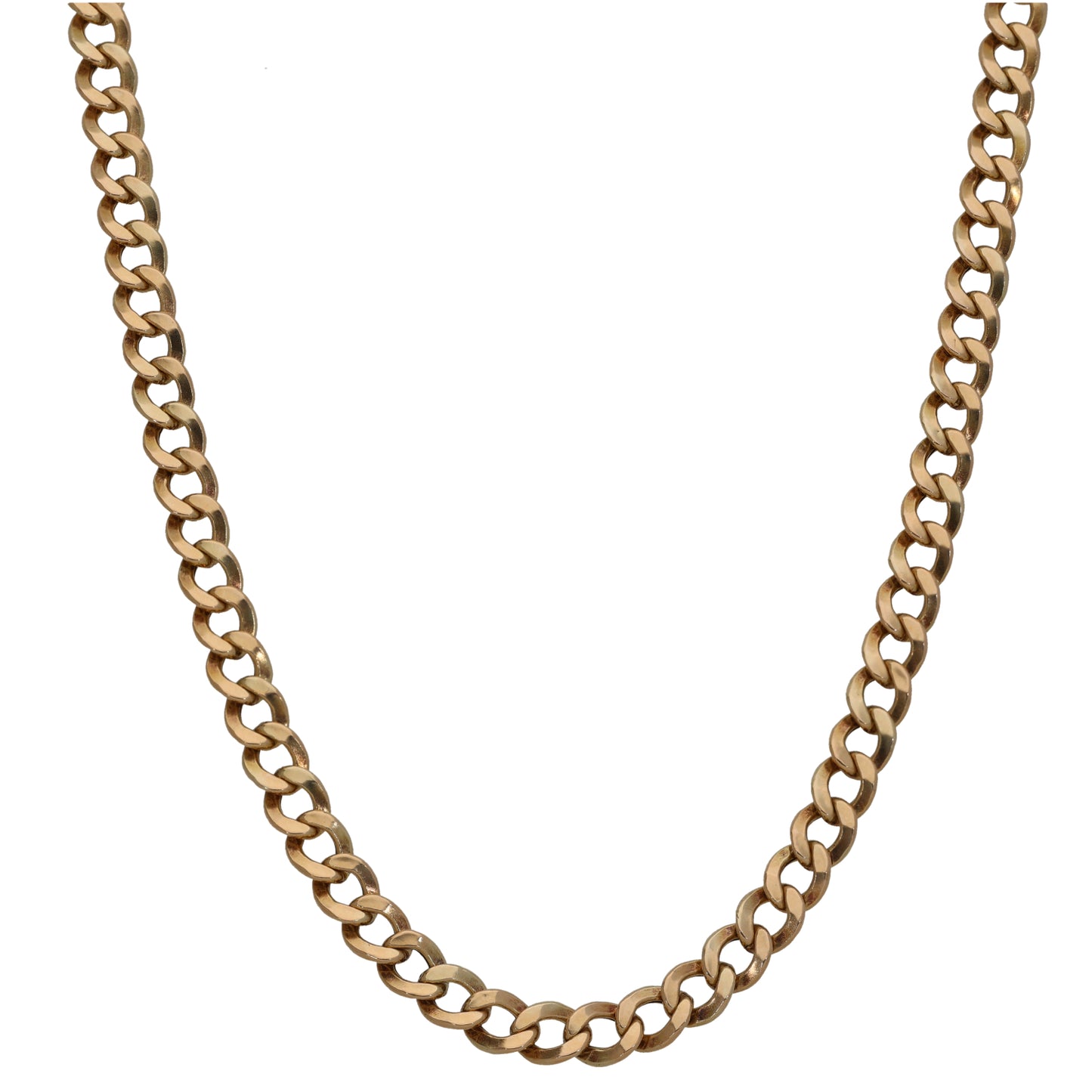 9ct Gold Curb Chain 24"