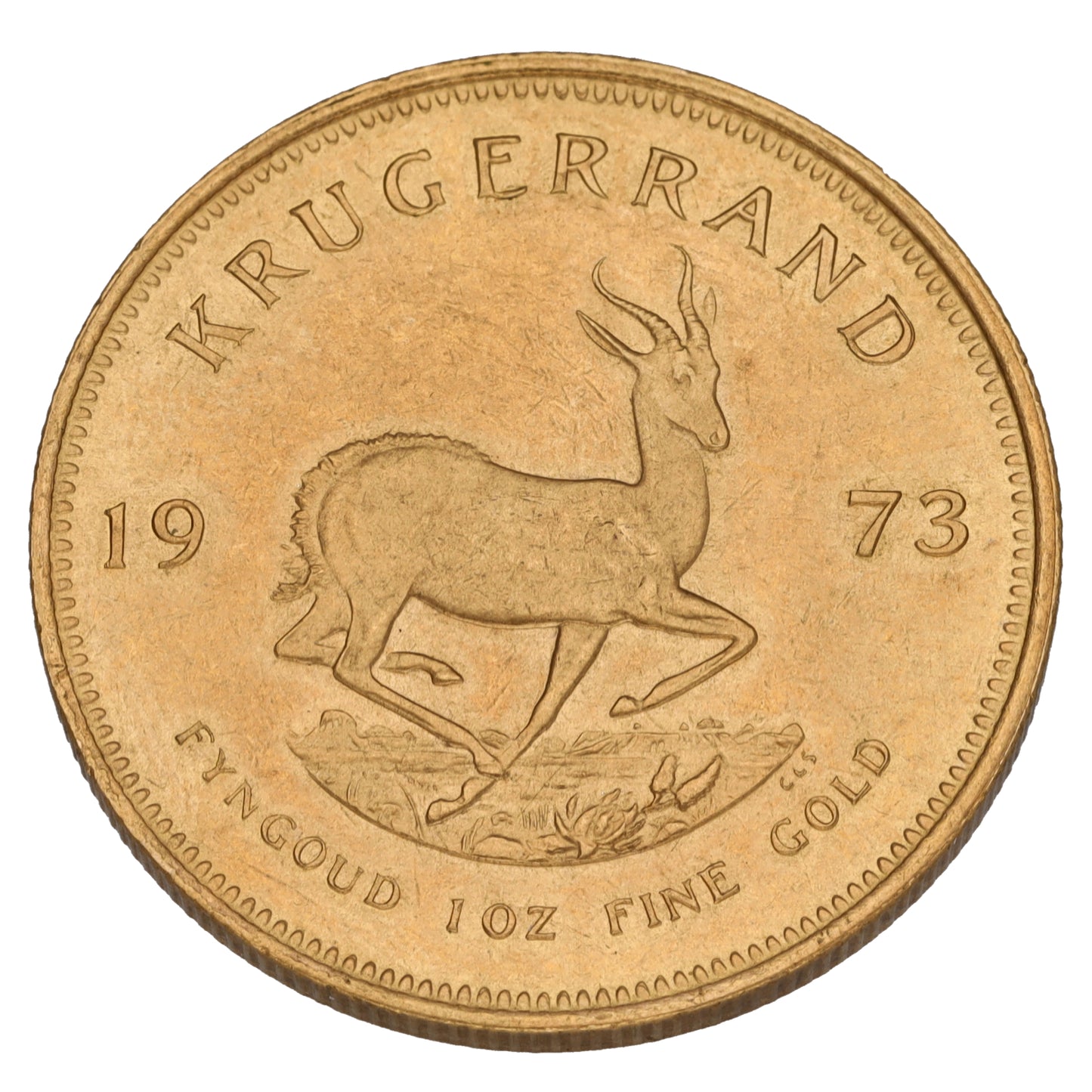 22ct Gold 1 OZ Krugerrand Coin 1973