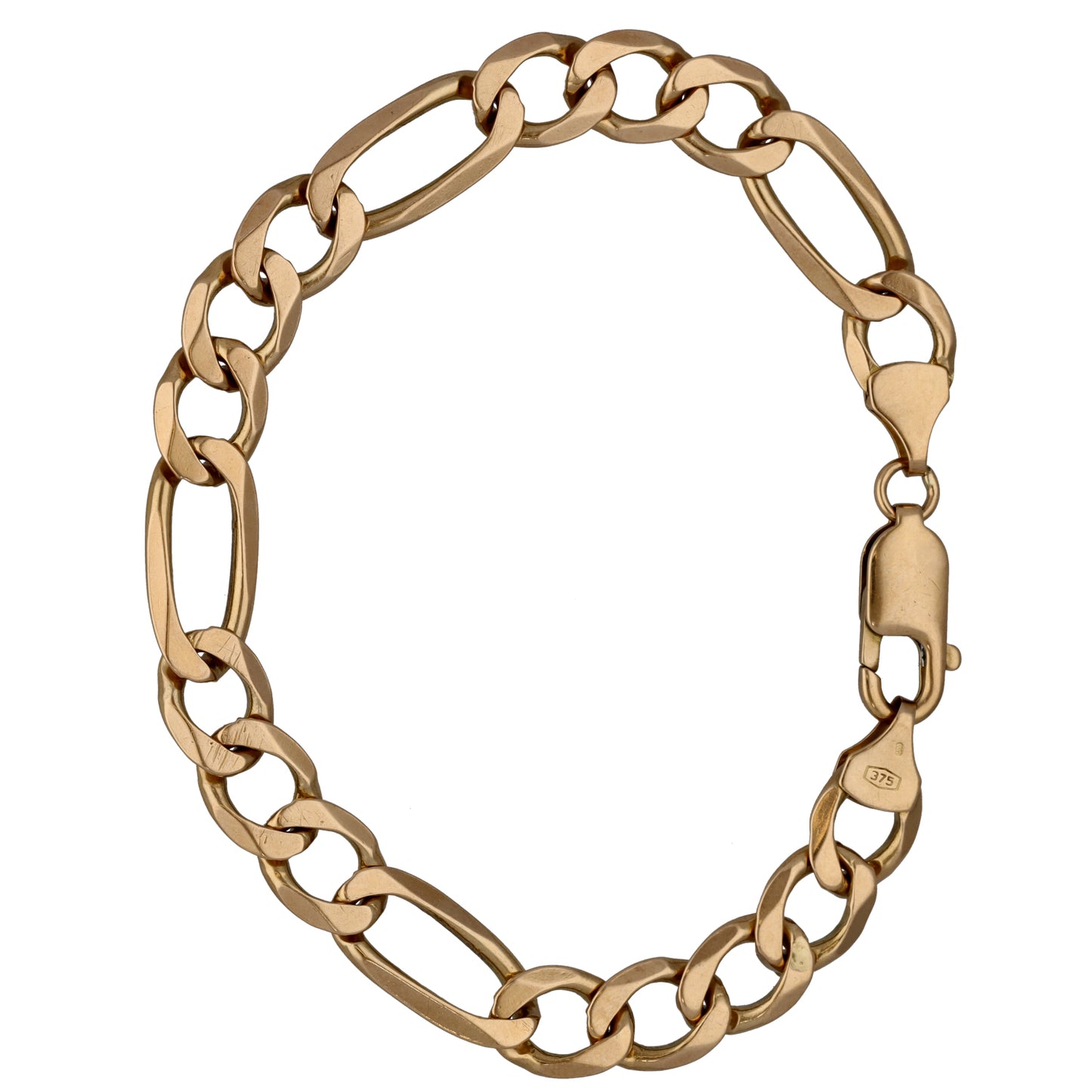9ct Gold Figaro Bracelet