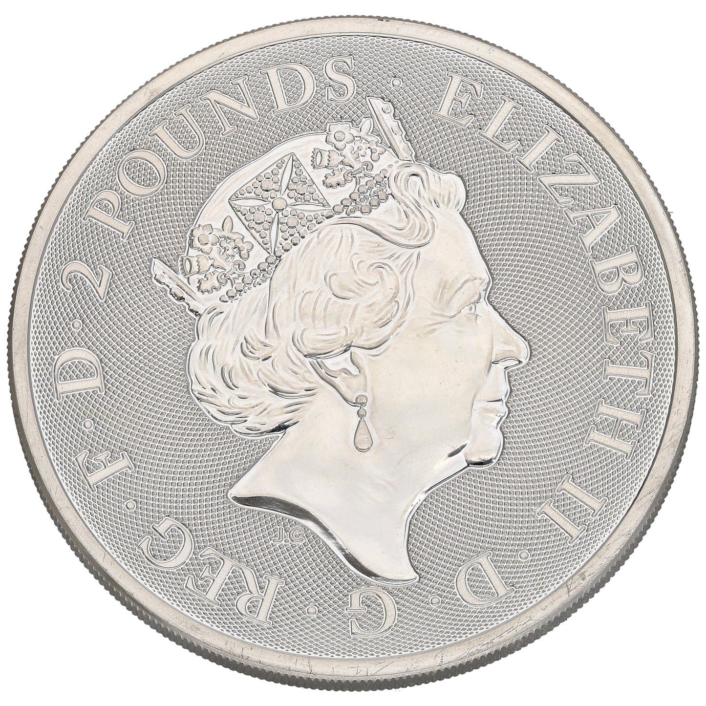 Fine Silver George & Dragon 1 OZ Coin 2020