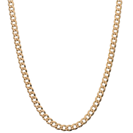 9ct Gold Curb Chain 20"