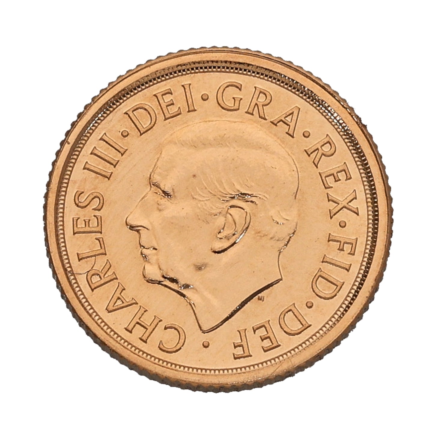 22ct Gold King Charles III Quarter Sovereign Coin 2022