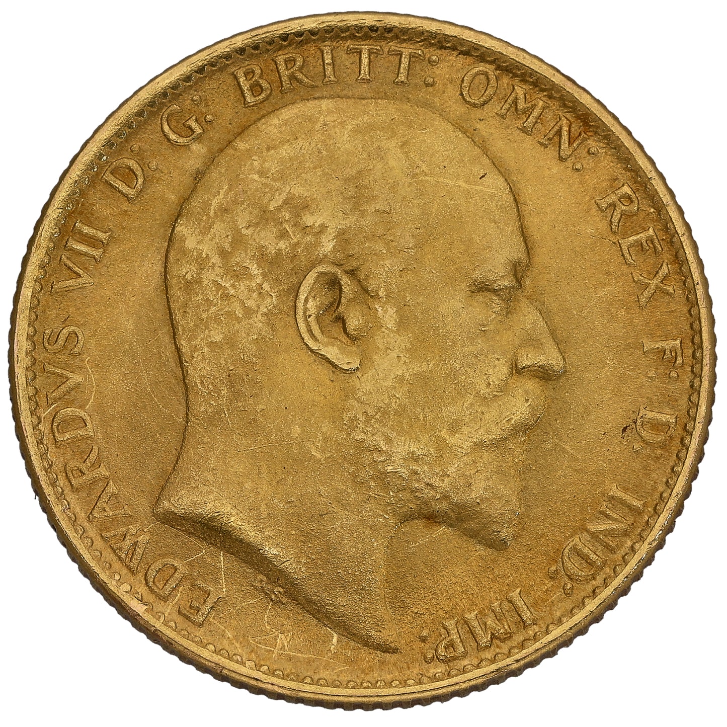 22ct Gold King Edward VII Full Sovereign Coin 1907