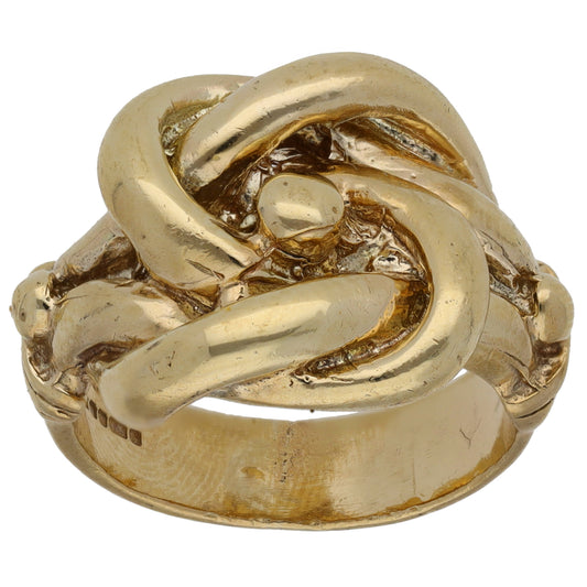 9ct Gold Knot Ring Size T