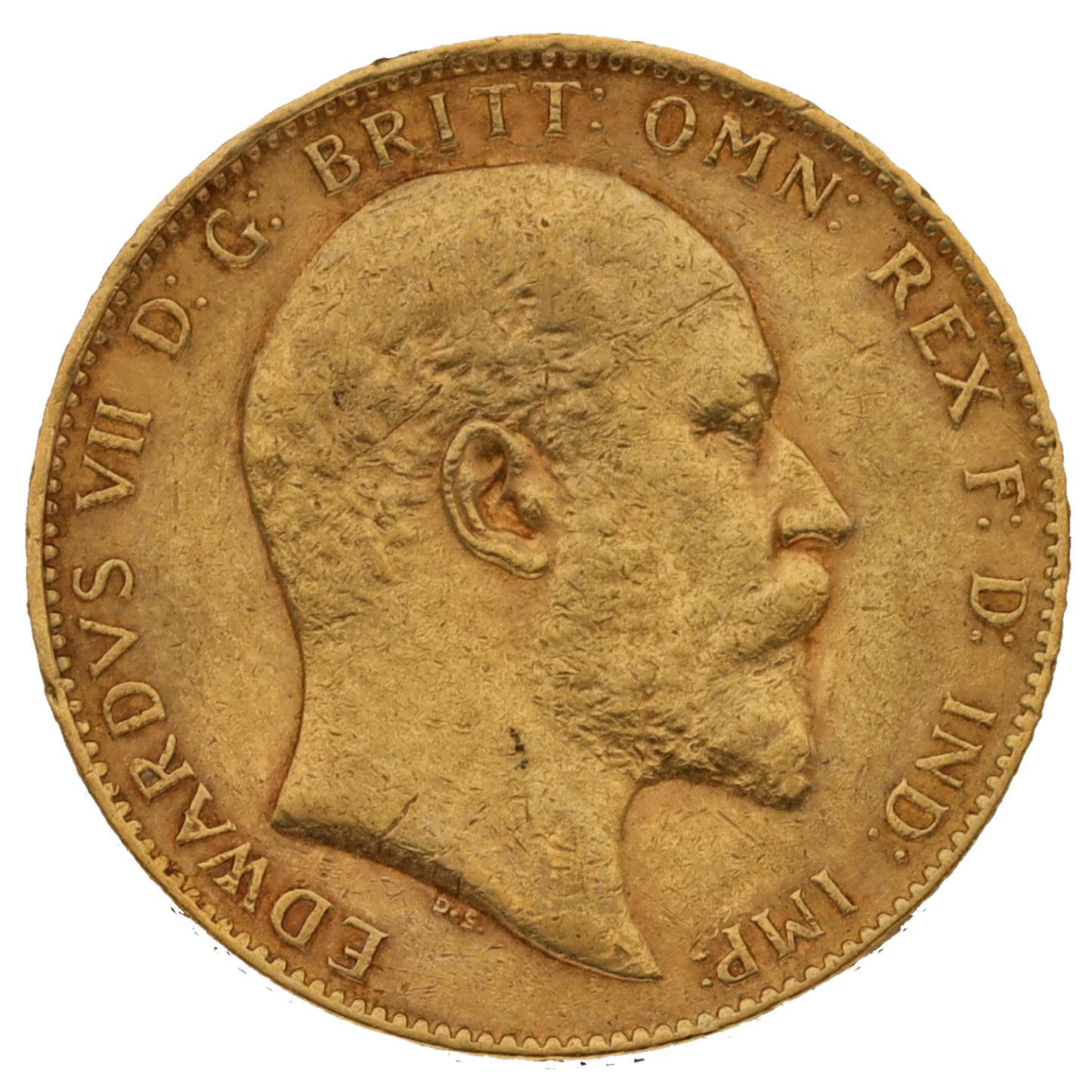 22ct Gold King Edward VII Full Sovereign Coin 1904