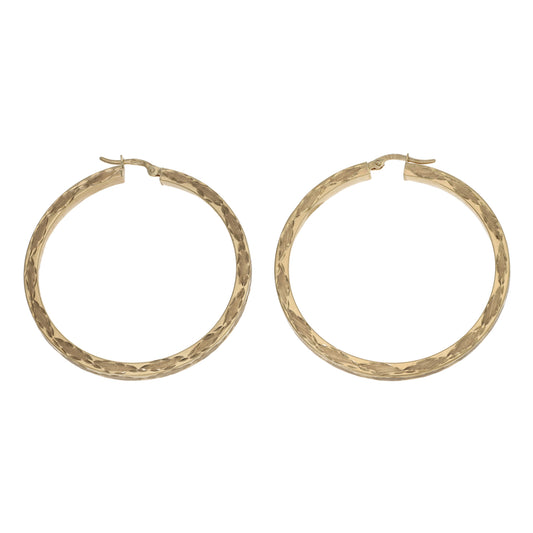 9ct Gold Hoop Earrings