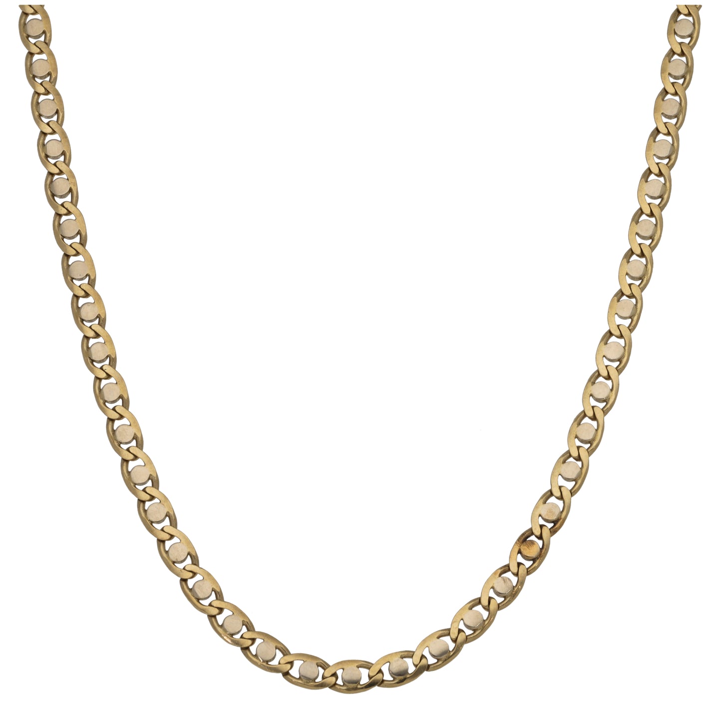 9ct Bi-Colour Gold Other Chain 20"