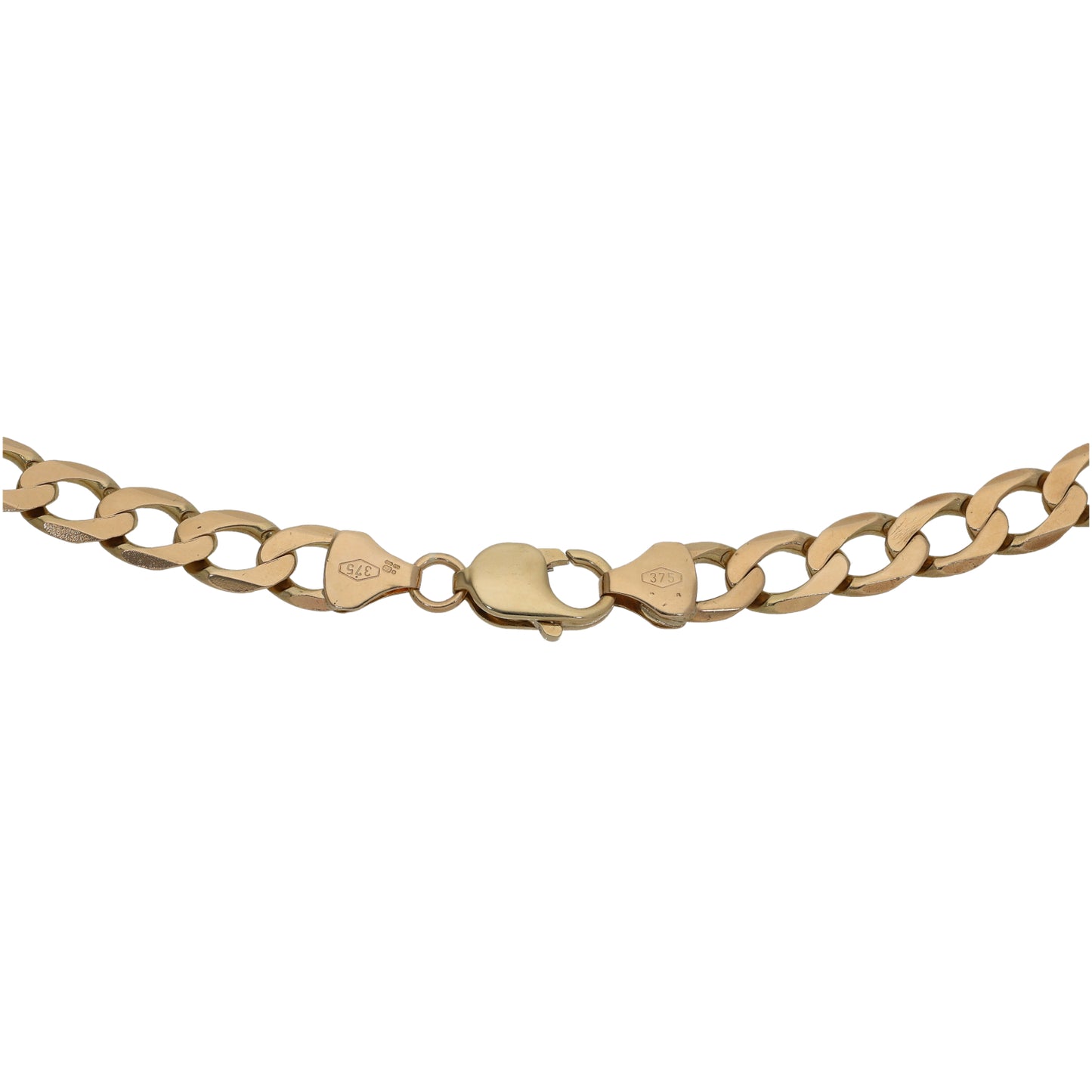 9ct Gold Curb Chain 20"