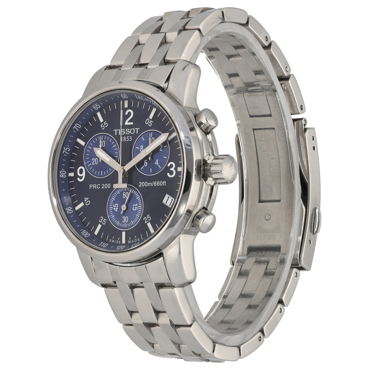 Tissot PRC200 T461 39mm Stainless Steel Watch