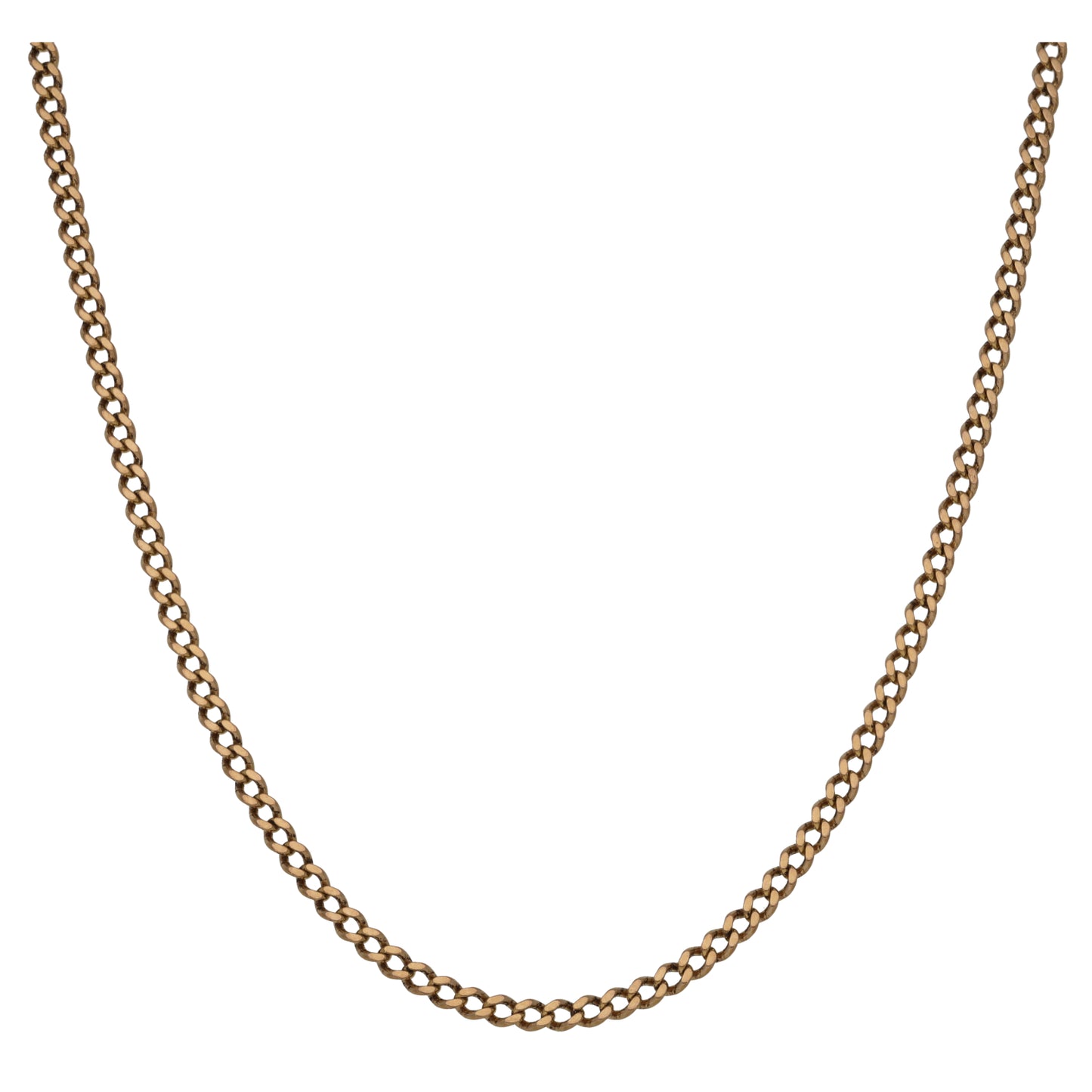 9ct Gold Curb Chain 26"