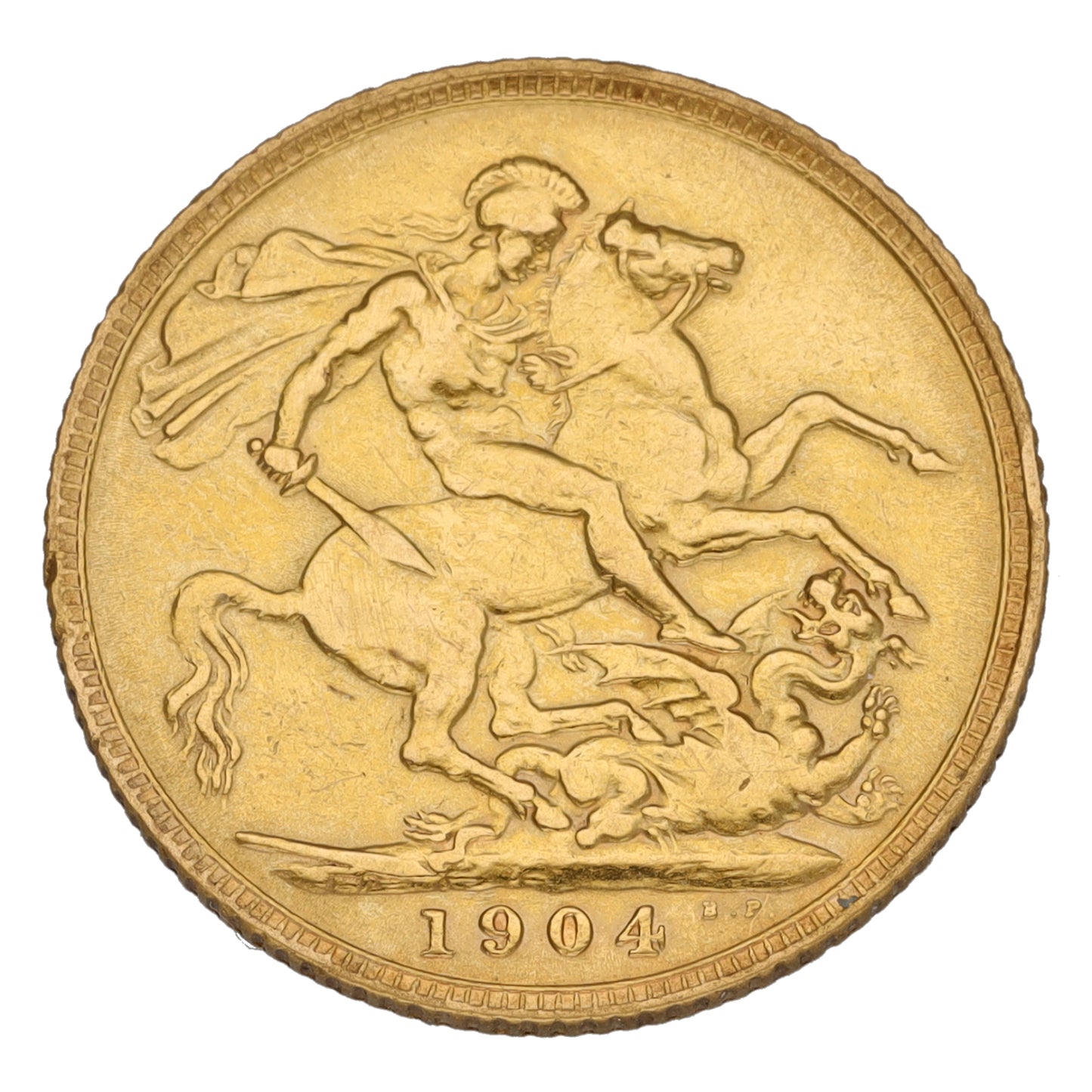 22ct Gold King Edward VII Full Sovereign Coin 1904