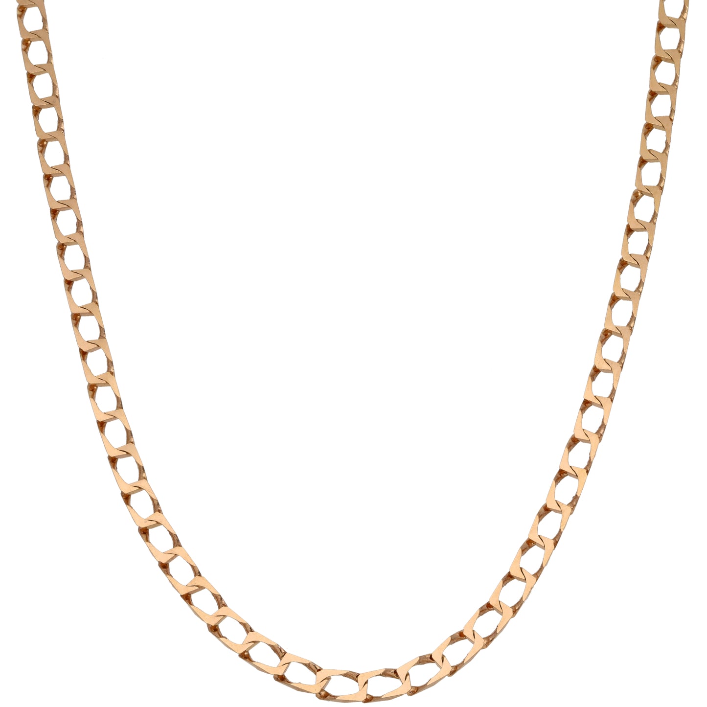 9ct Gold Curb Chain 20"