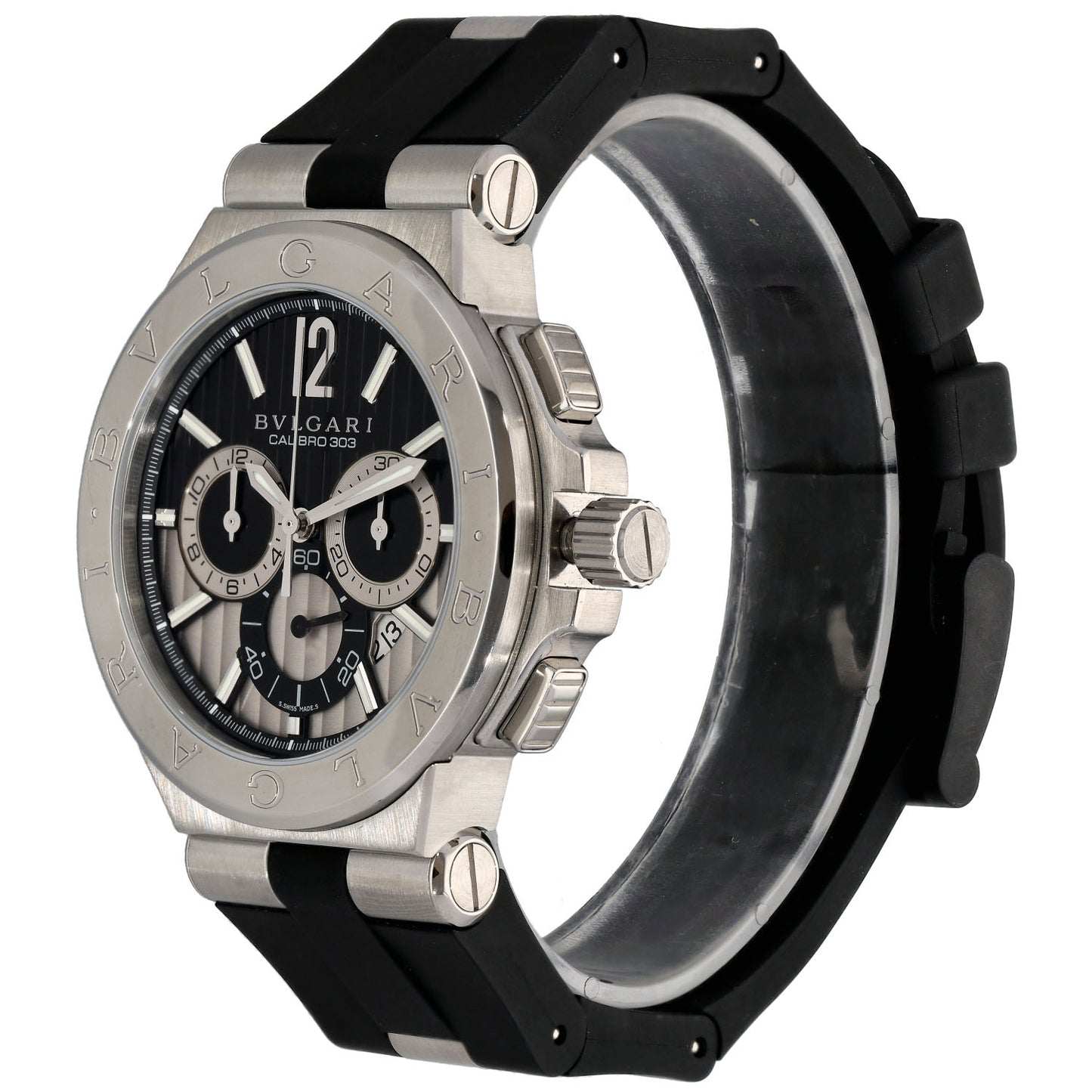 Bvlgari Diagono DG 42 S CH 42mm Stainless Steel Watch