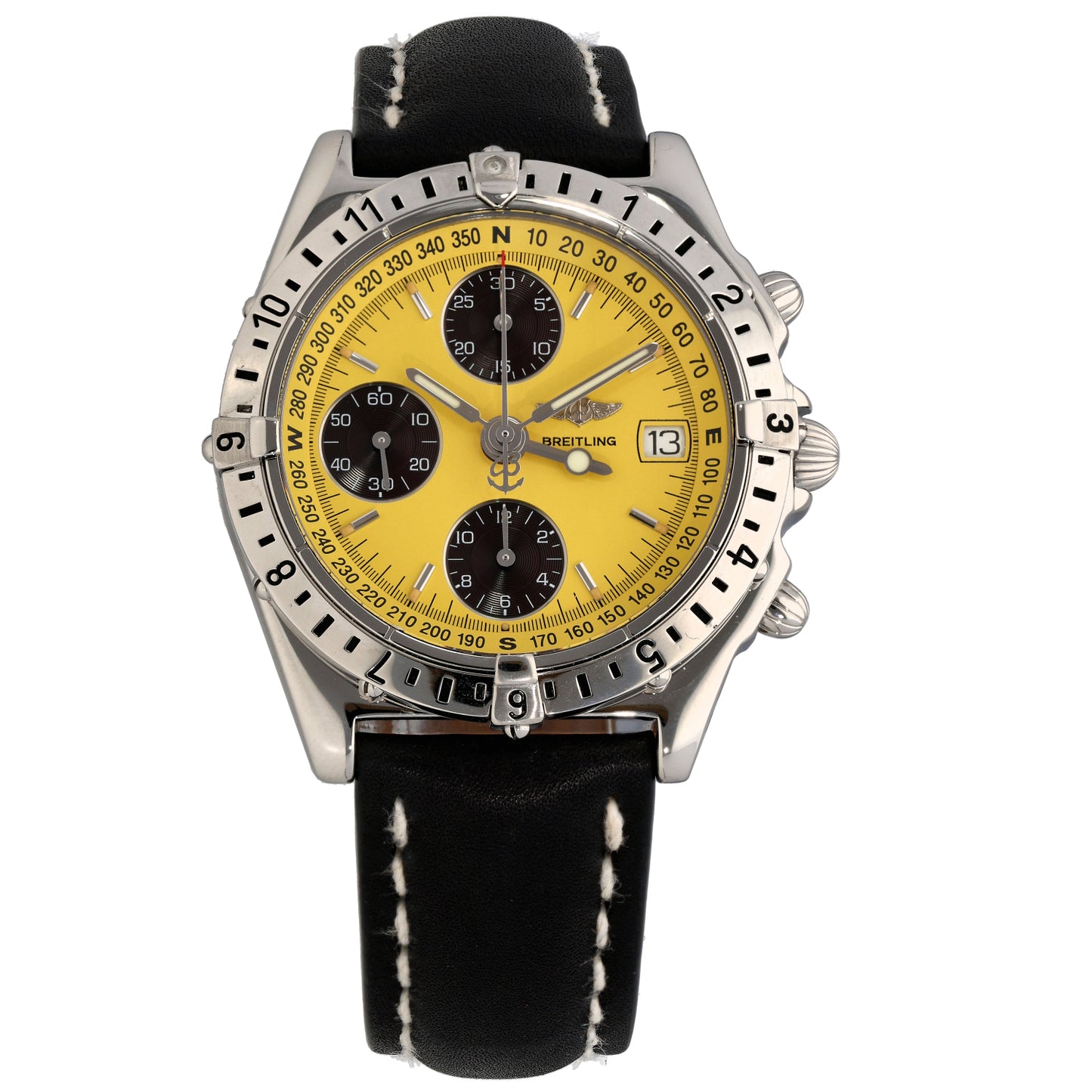 Breitling Chronomat Longitude A20048 39mm Stainless Steel Watch
