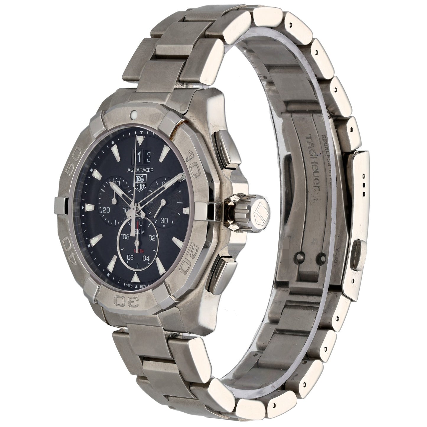 Tag Heuer Aquaracer CAN1010 43mm Stainless Steel Watch