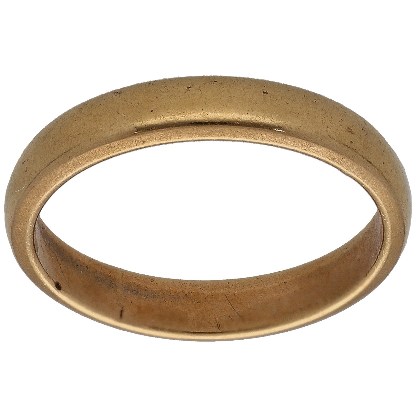 22ct Gold Plain Wedding Ring Size M