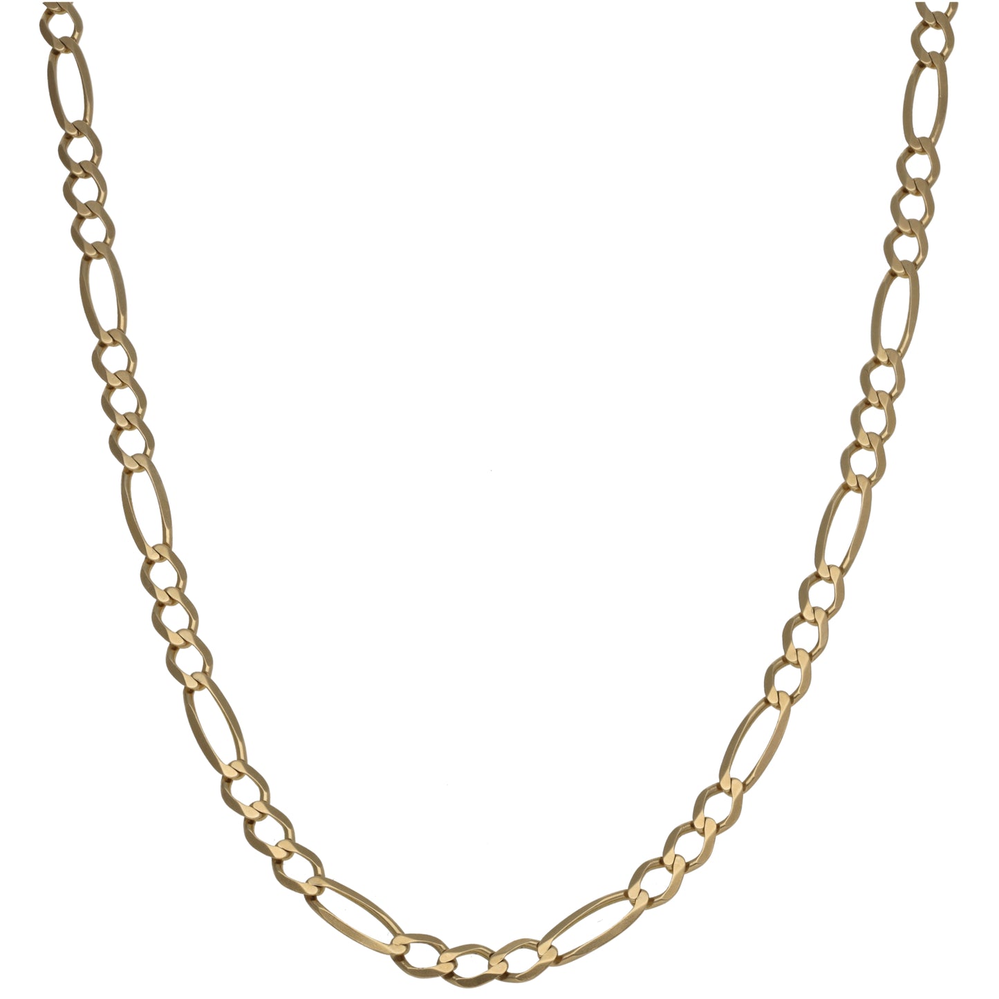 9ct Gold Figaro Chain 18"