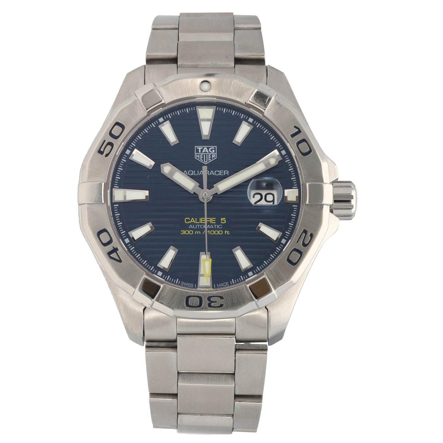 Tag Heuer Aquaracer WAY2012-0 43mm Stainless Steel Watch