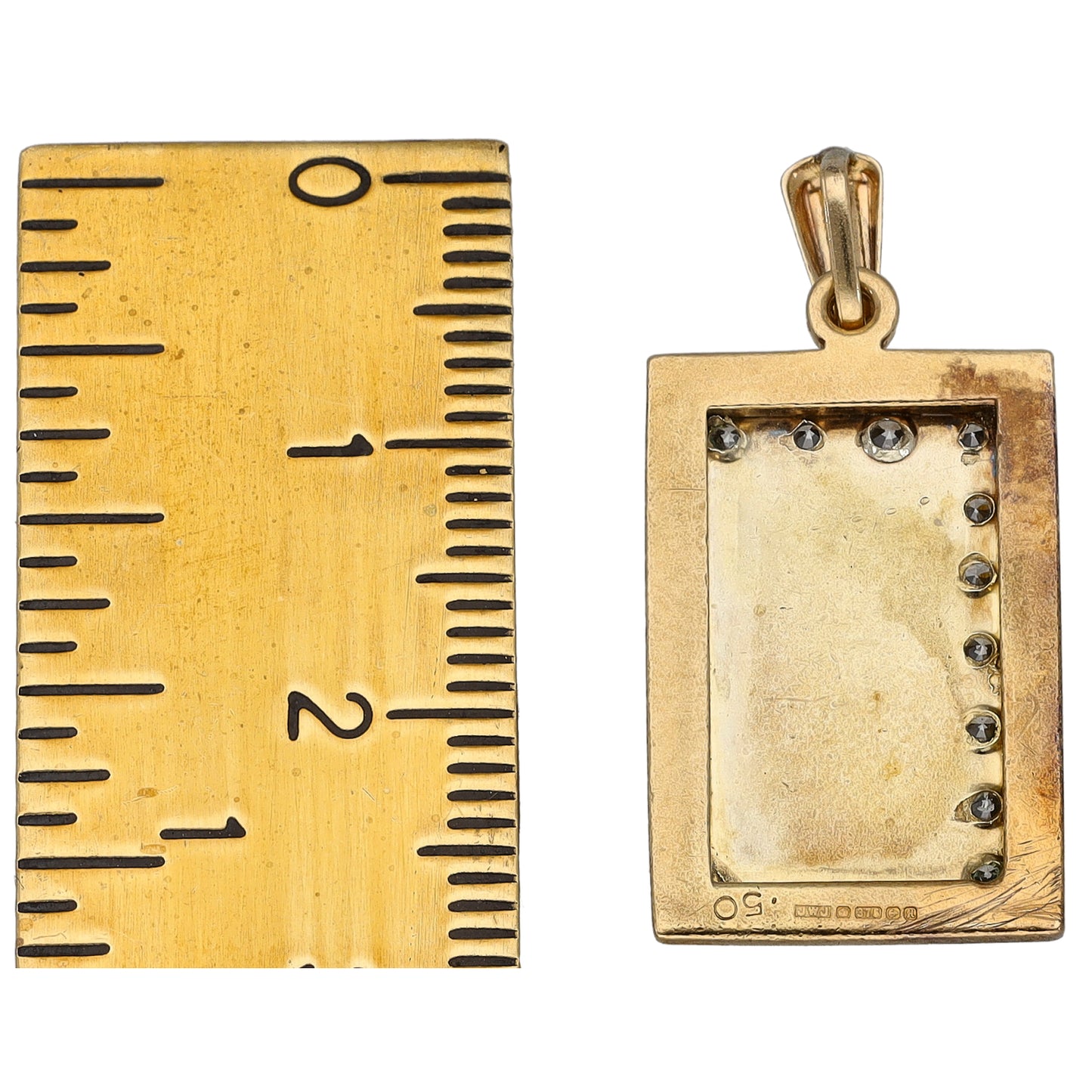 9ct Gold 0.50ct Diamond Alternative Pendant