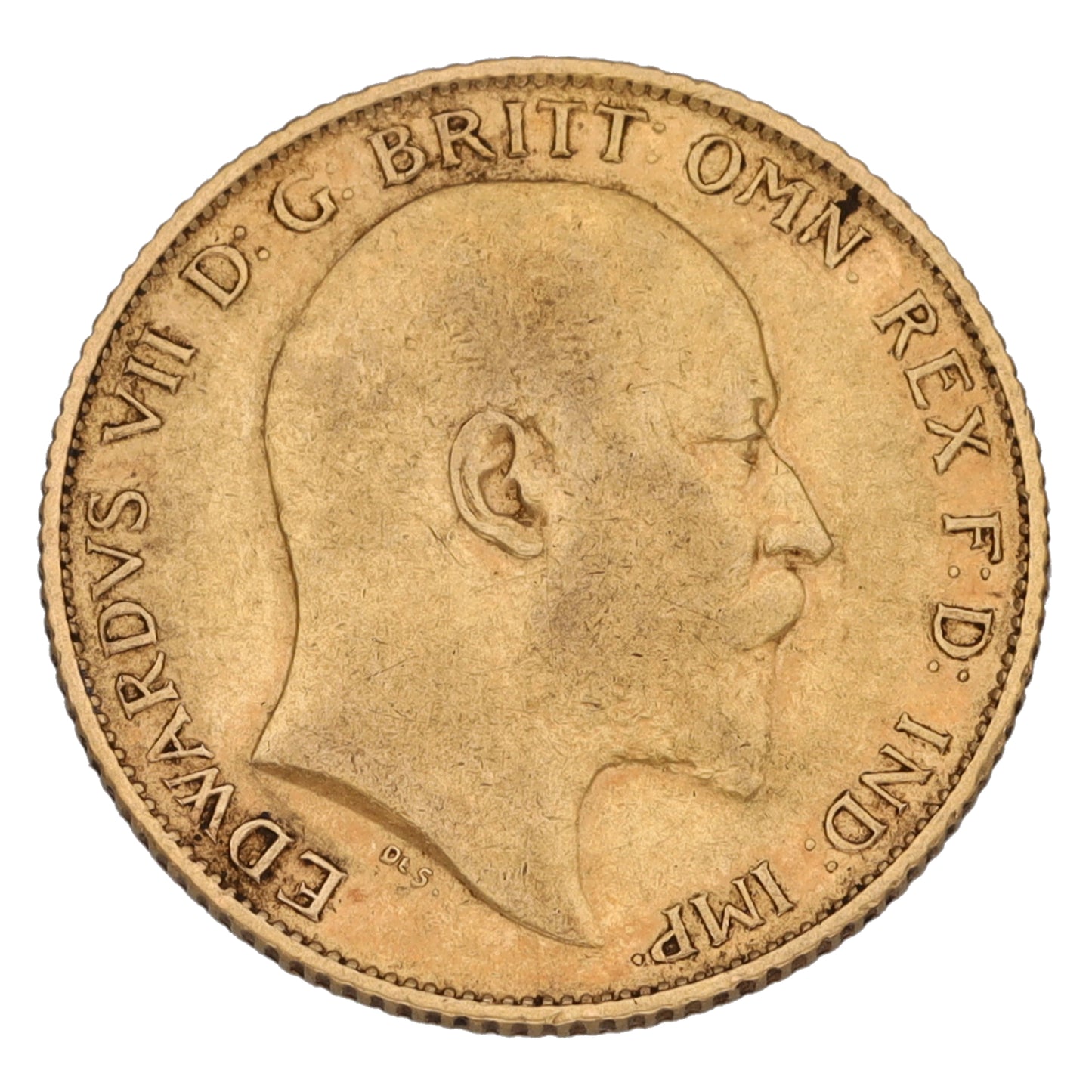 22ct Gold King Edward VII Half Sovereign Coin 1907