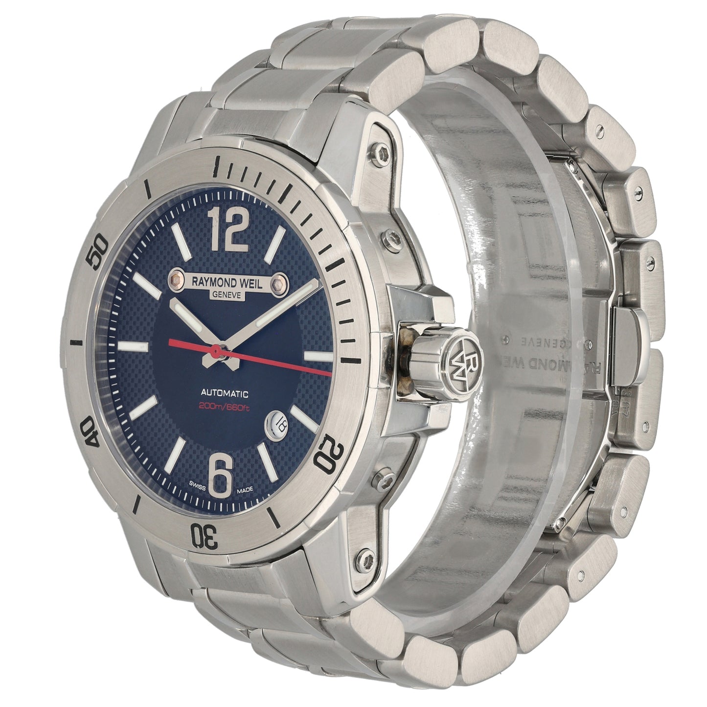 Raymond Weil Nabucco 3900 44mm Stainless Steel Watch