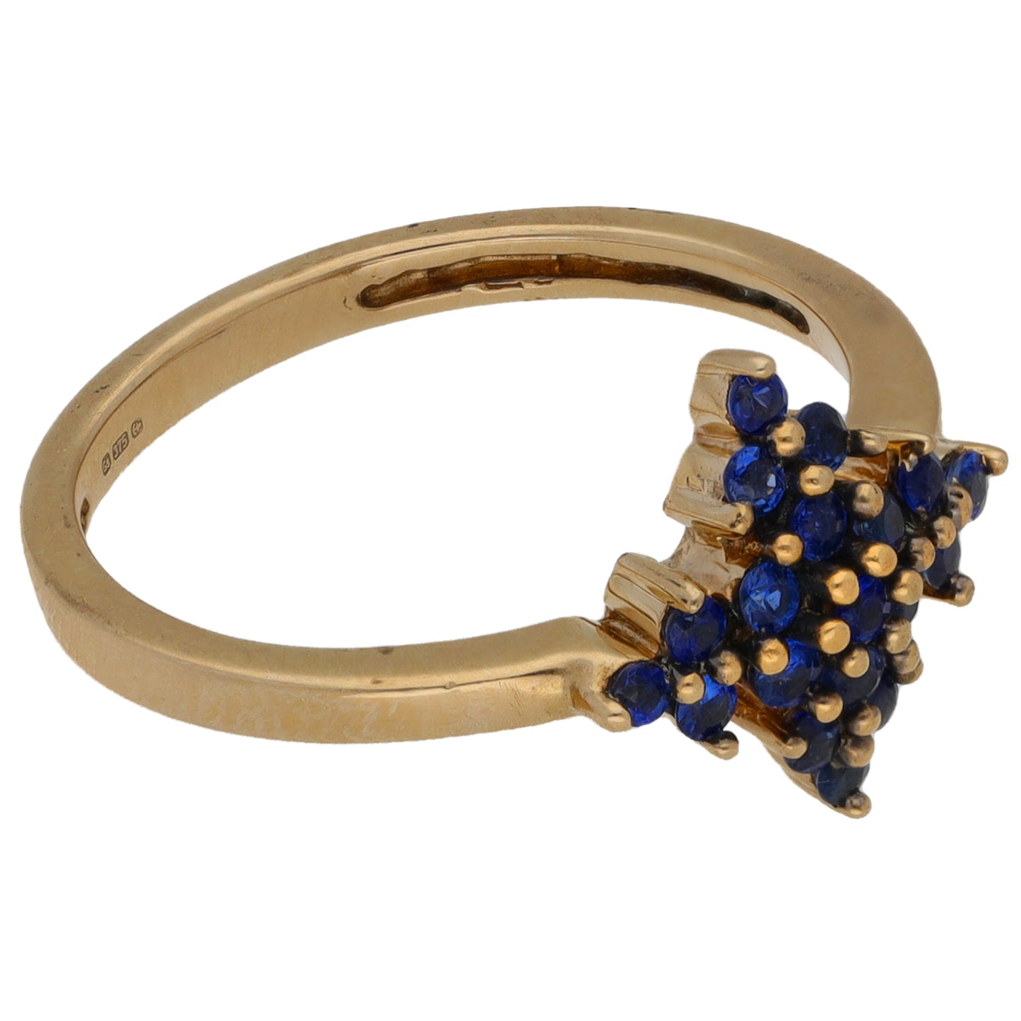 9ct Gold Kyanite Dress/Cocktail Ring Size N