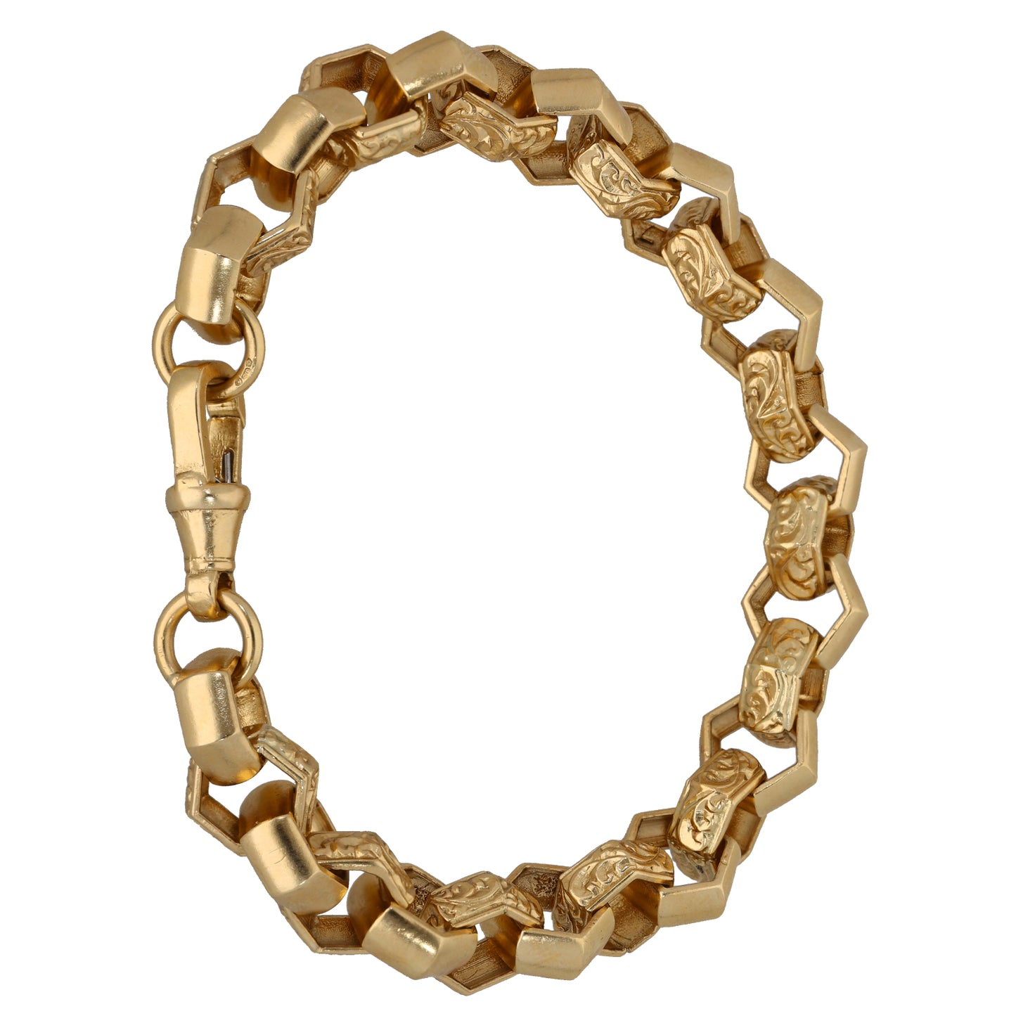 9ct Gold Belcher Bracelet