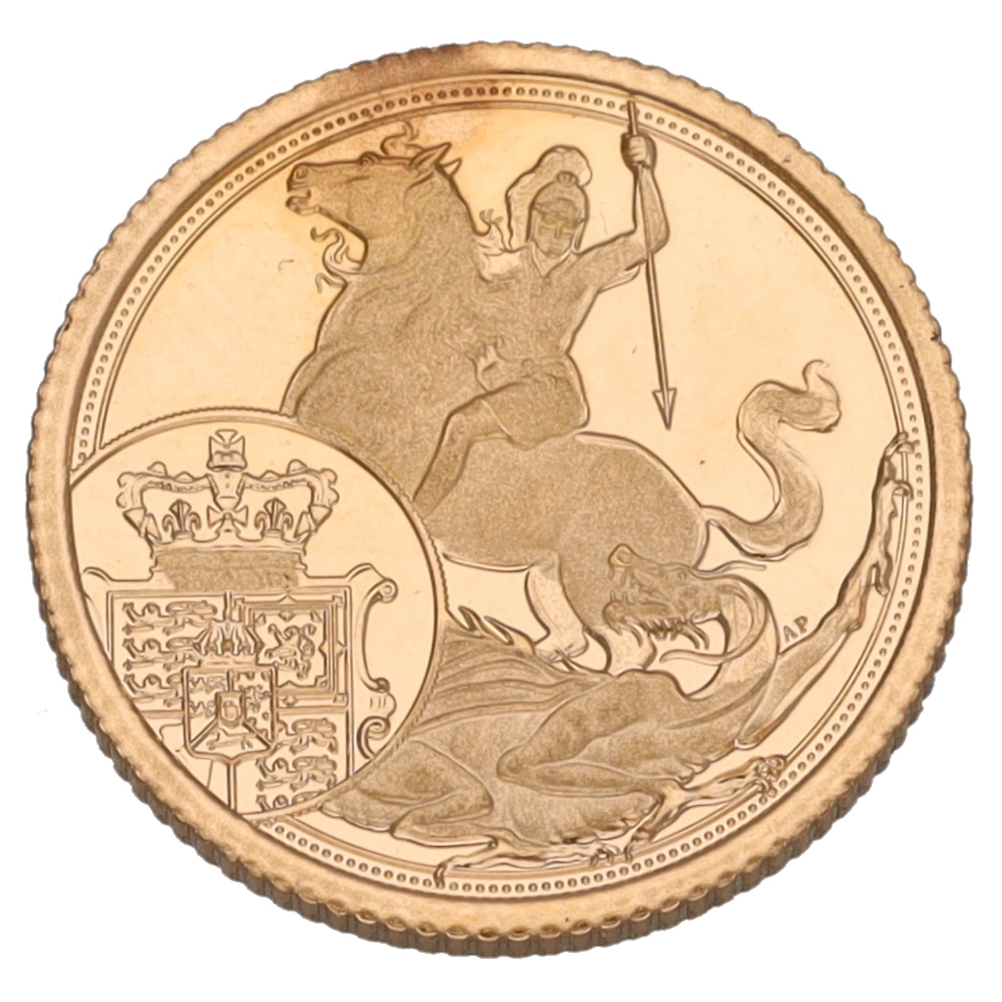 22ct Gold King Charles III Quarter Sovereign Coin 2025