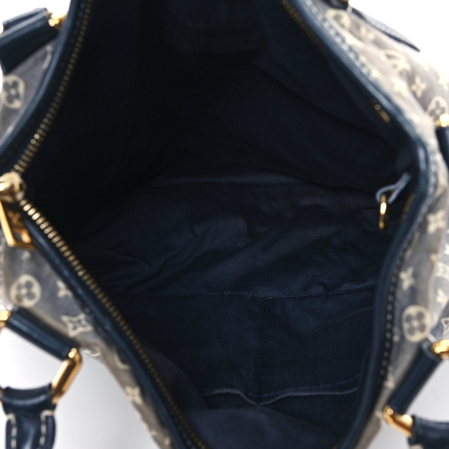 Louis Vuitton Elegie Monogram Mini Lin Coated Canvas Bag - Navy